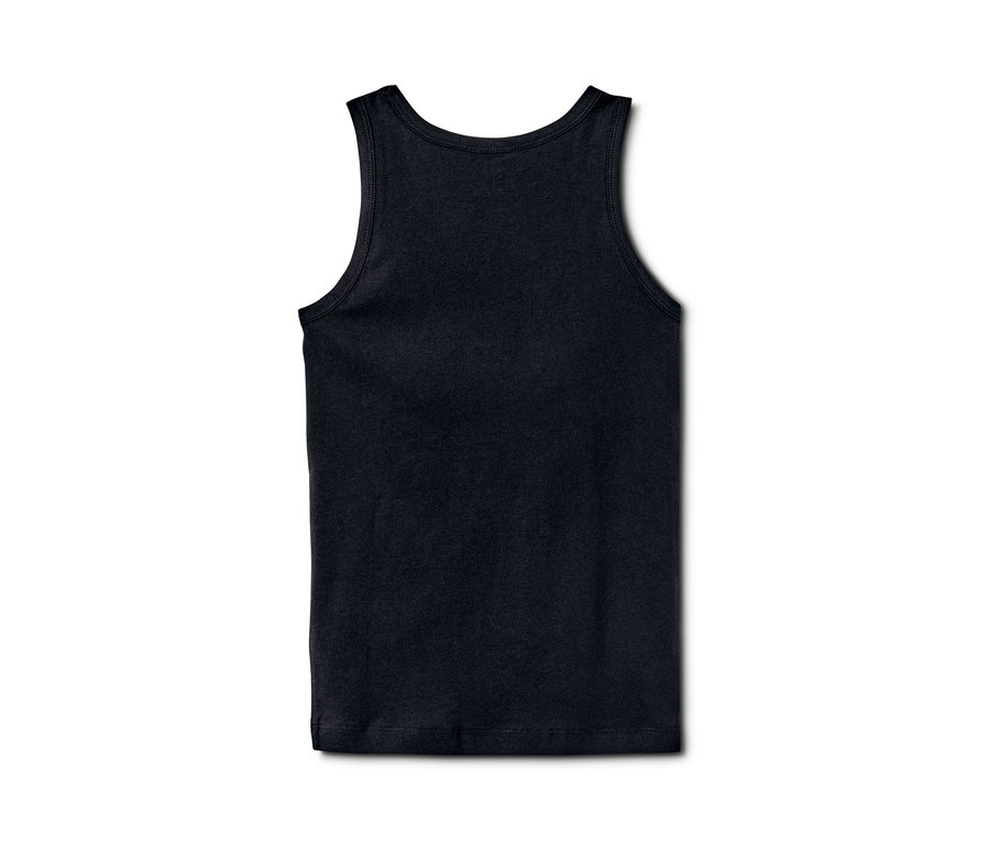 Černé tílko Nátělníky, 2 ks