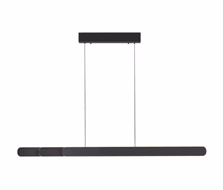 Černá LED závěsná lampa Paul Neuhaus »Adriana Round«.
