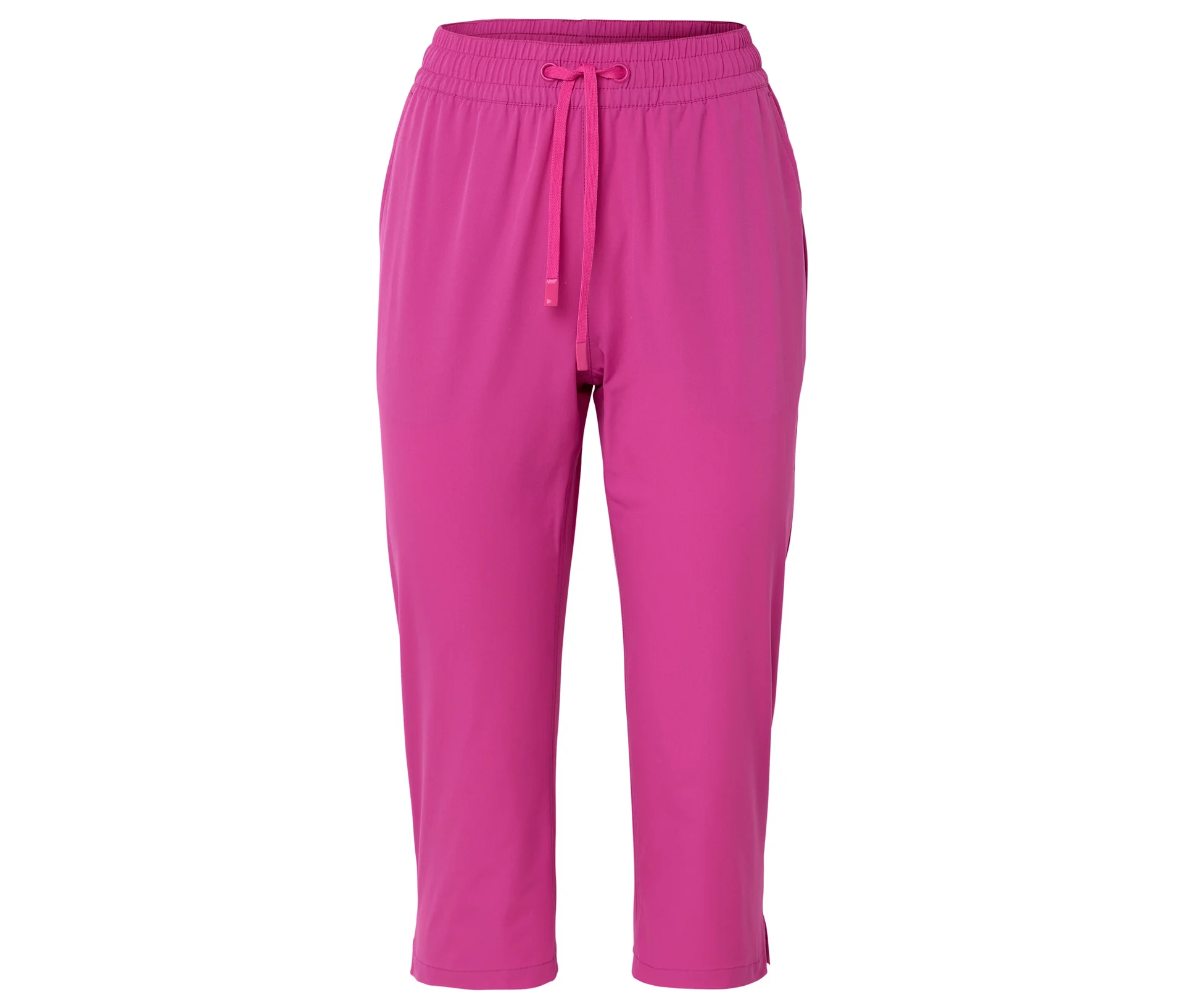 Outdoorové capri kalhoty, růžová
