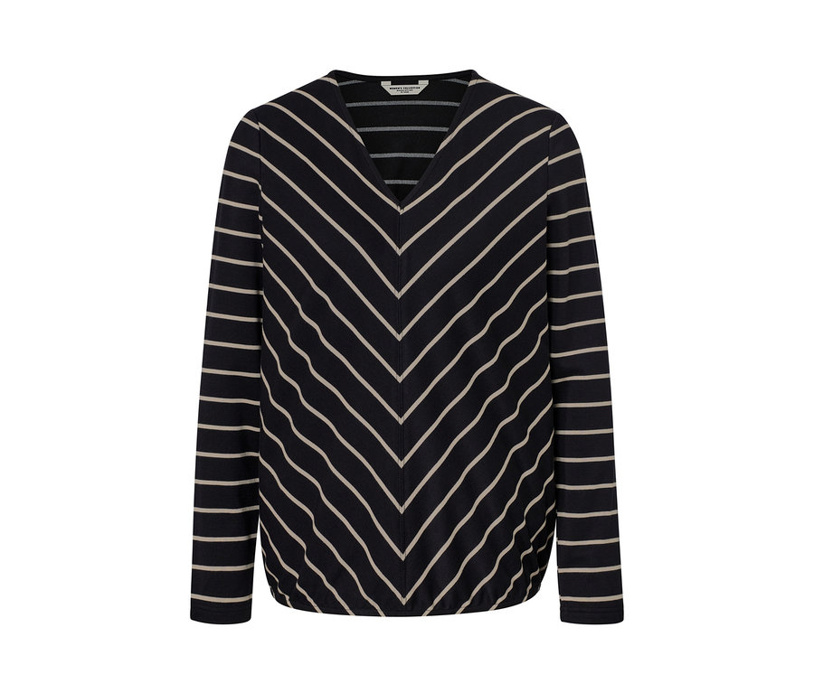 Pruhované halenkové triko z modalové směsi.