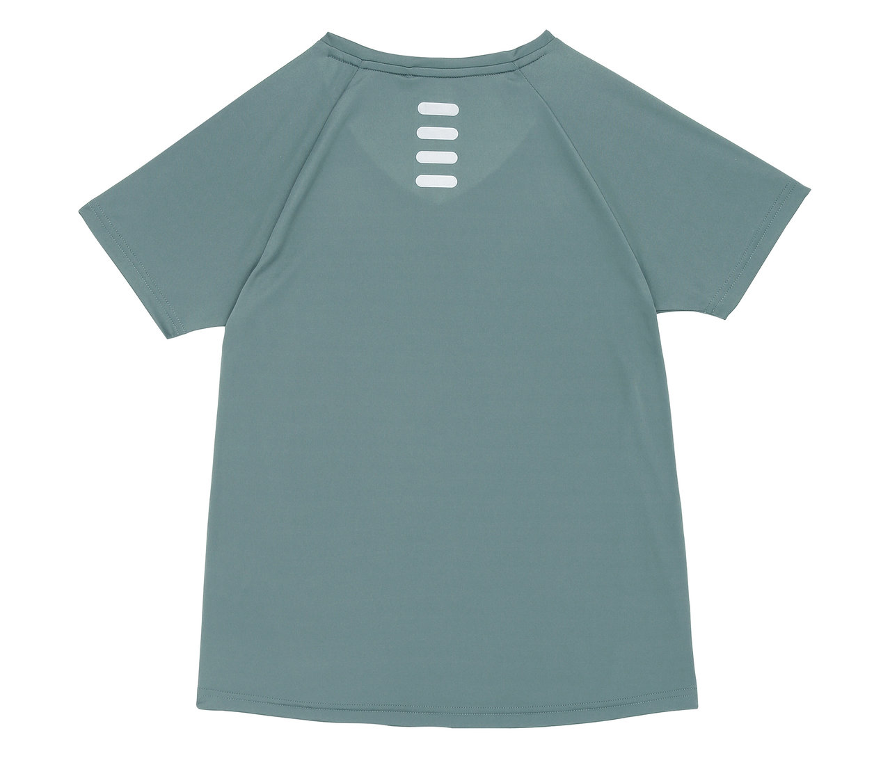 Světle modré funkční tričko FILA pro ženy zezadu.