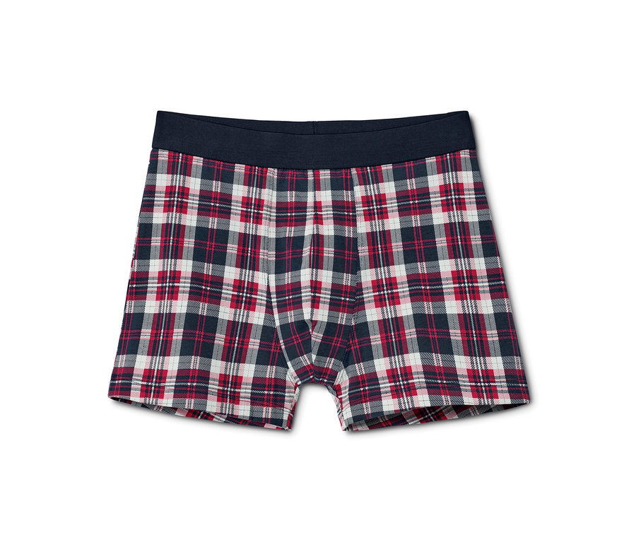 Kostkované boxerky.