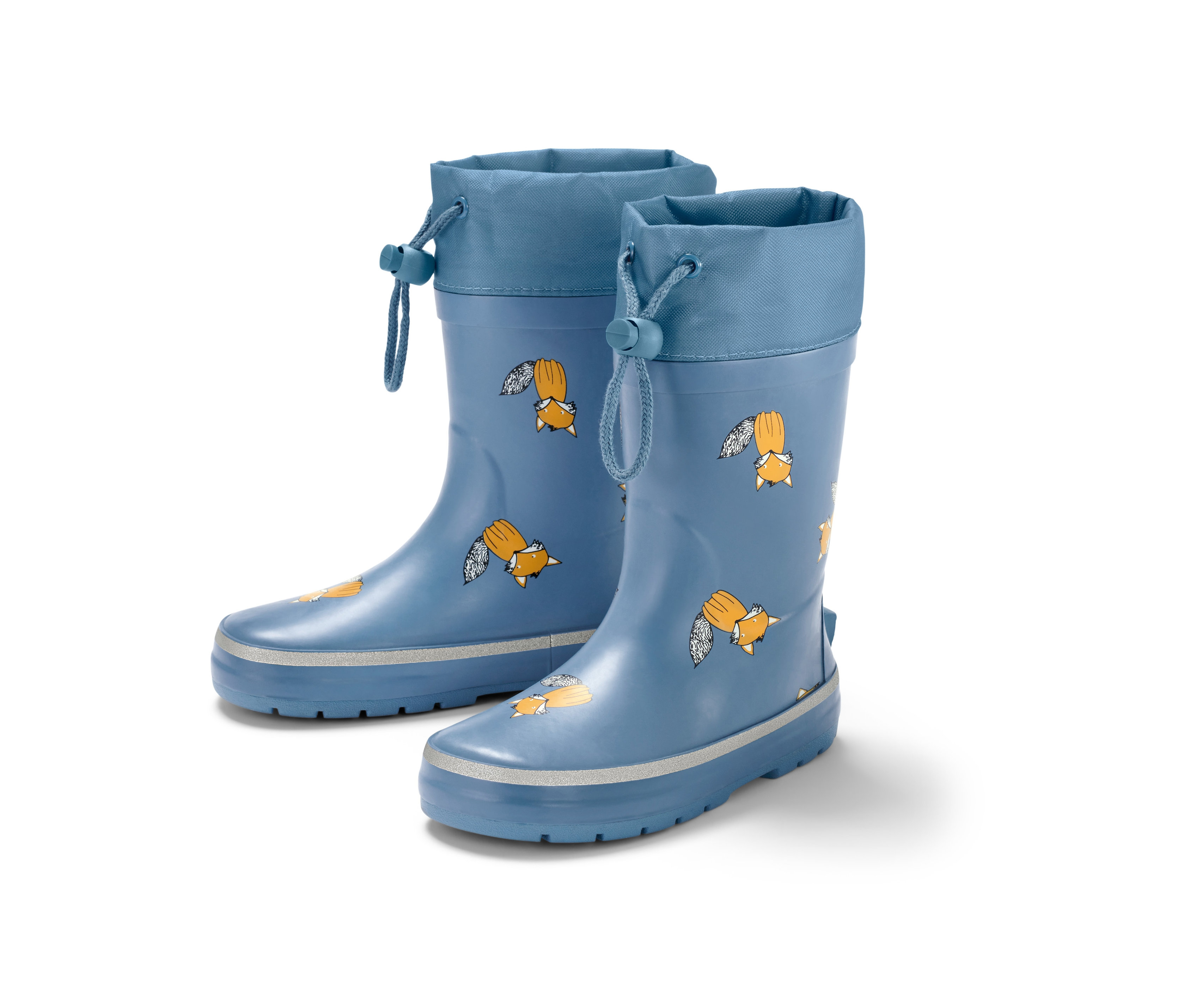 Dětské holínky s motivem lišky.