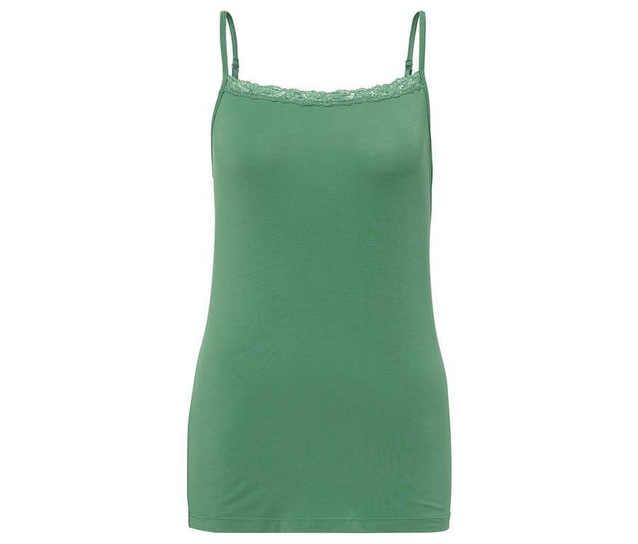 Zelená košilka z modalu.