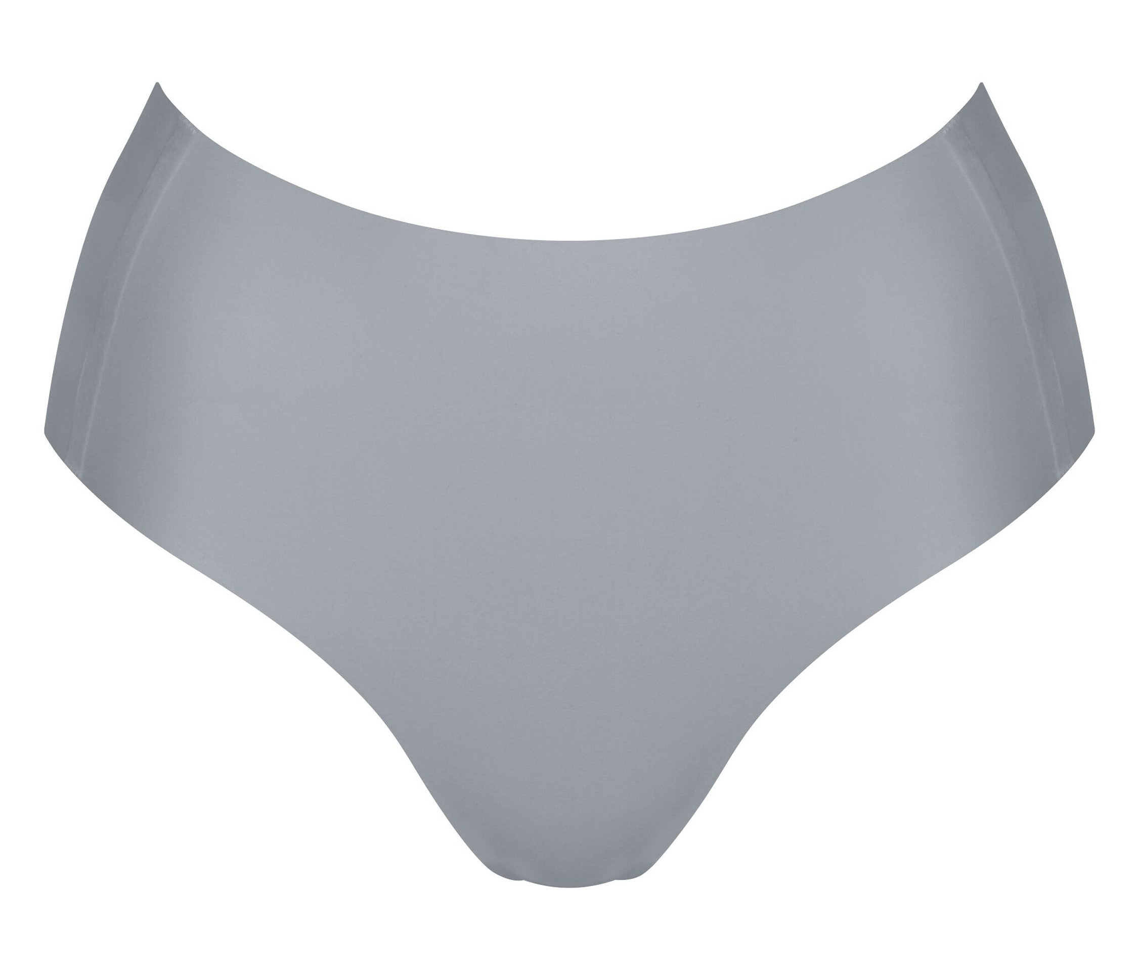 Šedé dámské kalhotky.