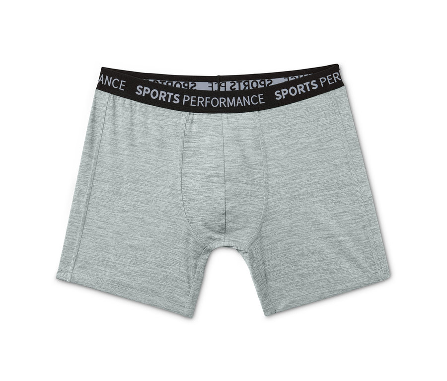 Šedé sportovní boxerky, 1 ks ze sady 2 ks.