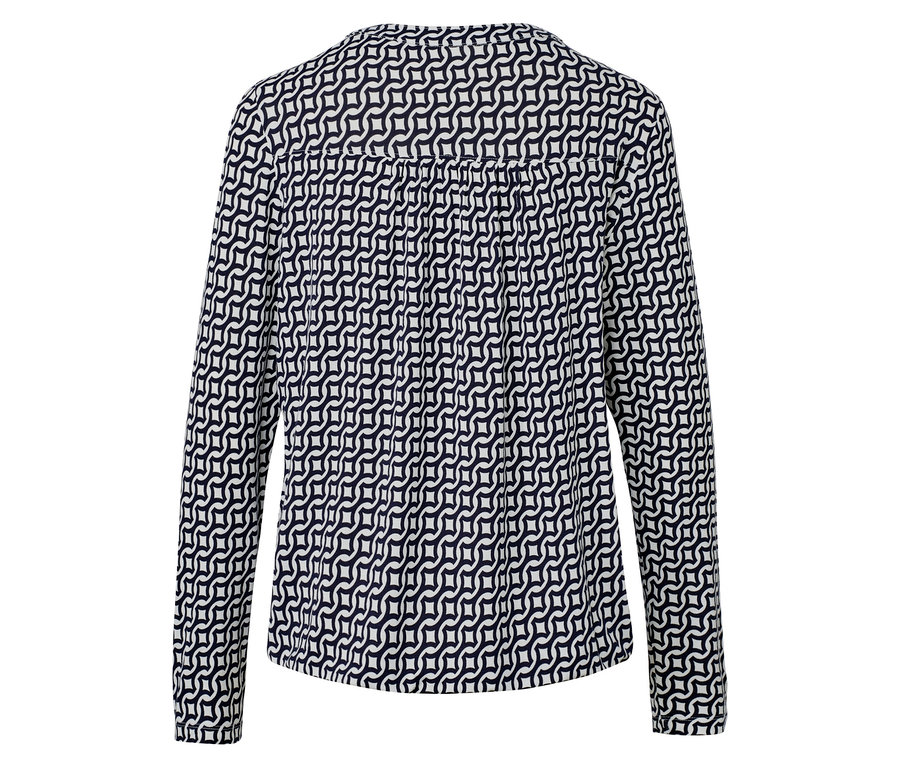 Halenkové triko s potiskem, námořnická modrá.