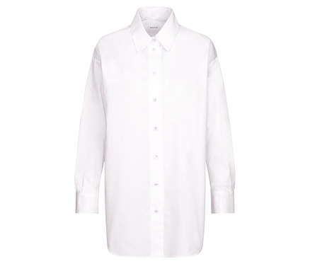 Dlouhá halenka oversize Seidensticker, bílá