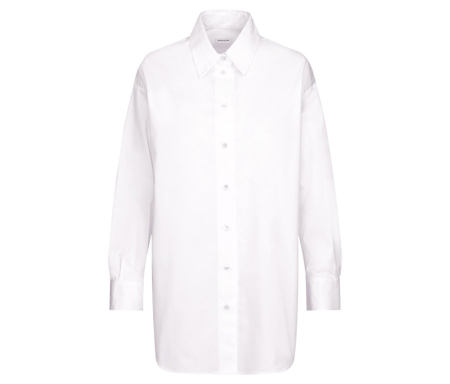 Bílá dlouhá halenka oversize Seidensticker