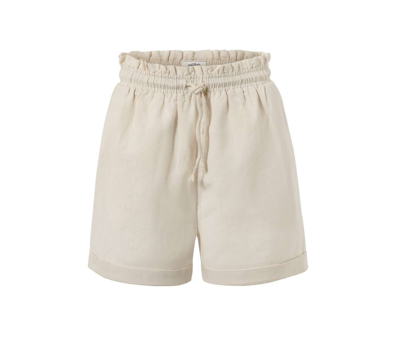 Pískové šortky z lněné směsi.