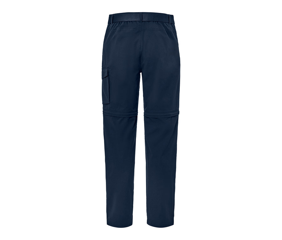 Tmavě modré funkční kalhoty 2 v 1.