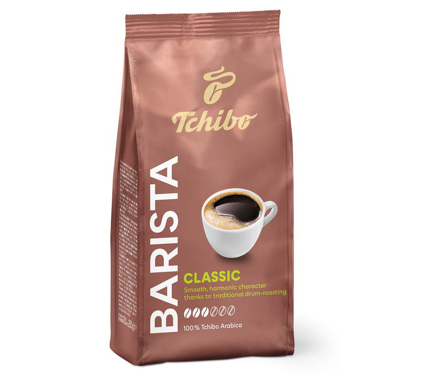 Balení mleté kávy Tchibo Barista Classic 250 g.
