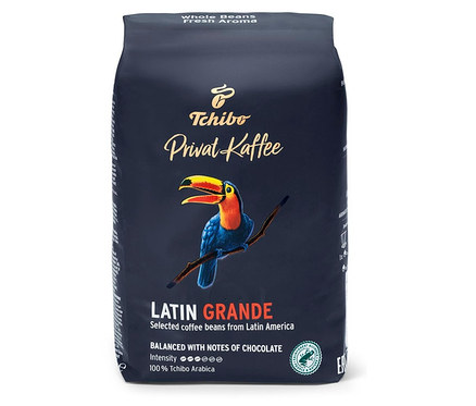Balení zrnkové kávy Privat Kaffee Latin Grande – 500 g.