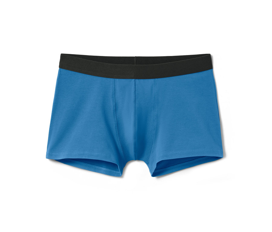Modré boxerky, 2 ks, s černým pasem.