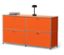 Kovová odkládací skříňka »CN3« se 4 výklopnými dvířky, oranžová - /img/gwwnzs3o/64/image.jpeg