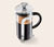 Konvička french press se stlačovacím sítkem 300 ml, stříbrná