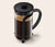 Konvička french press se stlačovacím sítkem 800 ml, černá