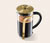 Konvička french press se stlačovacím sítkem 800 ml, zlatá