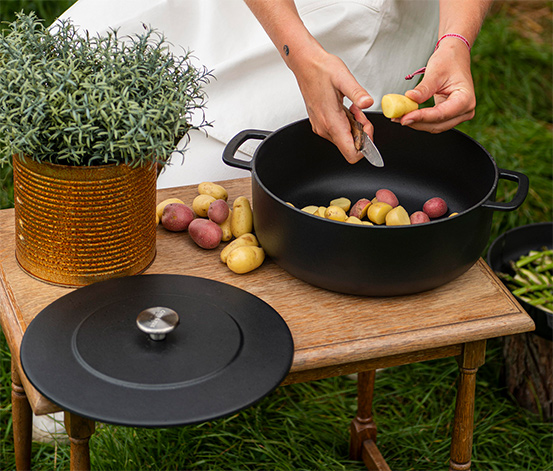 Litinová nádoba na pečení »COMBEKK Sous-Chef«, průměr cca 24 cm