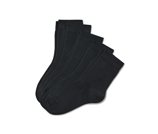Ponožky, 5 párů, černé