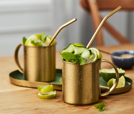 Hrnky na koktejl »Moscow Mule«, 2 ks