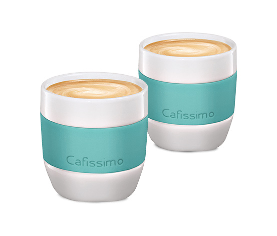 Šálky na caffè crema mini Edition, mint, 2 ks