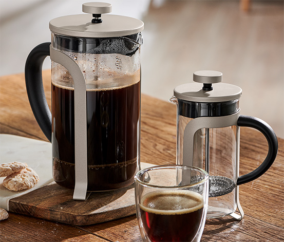 Konvička french press se stlačovacím sítkem 800 ml, šampaň 632922