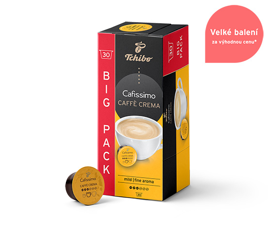 Káva Caffè Crema jemná - 30 kapslí