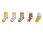 Ponožky, 5 páry, zelené