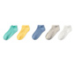 Krátké ponožky z biobavlny, 5 párů