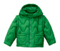 Prošívaná bunda z recyklovaného materiálu, zelená