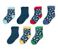 Dětské ponožky z biobavlny, 7 párů