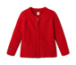 Pletený kabátek z biobavlny, červený
