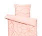 Bavlněné povlečení s vláknem Tencel™, na dvoulůžko, růžové