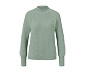 Pletený svetr se stojáčkem, šalvějově zelená