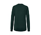 Kašmírový svetr s kulatým výstřihem, tmavě zelený