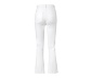 Rozšířené džíny, bílé