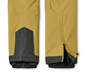 Lyžařské kalhoty, hořčicově žluté