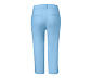 Bengalínové kalhoty v 3/4 délce, světle modré