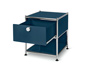 Odkládací stolek »CN3« se šuplíkem, modrý