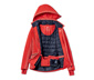 Softshellová lyžařská bunda, červená