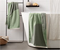 Žakárové ručníky, 2 ks, zelené