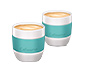 Šálky na caffè crema mini Edition, mint, 2 ks