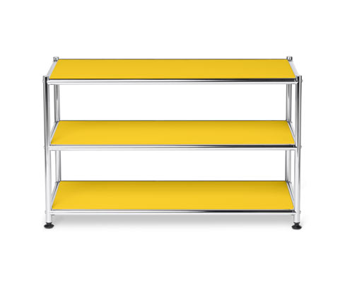 Levně Konferenční stolek »CN3«, otevřený, žlutý