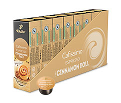 Edice Cafissimo Flavoured – Espresso Cinnamon Roll – 80 kapslí