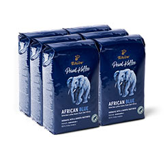 Privat Kaffee African Blue – zrnková káva 6 x 500 g