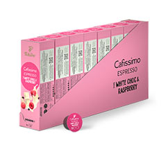 Cafissimo Flavoured Espresso – White Choc & Raspberry – 80 kapslí