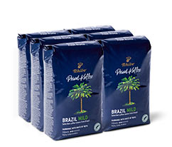 Privat Kaffee Brazil Mild – zrnková káva 6 x 500 g
