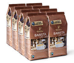 Barista Caffè Crema – zrnkové kávy 8 x 1 kg