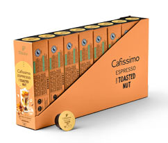 Cafissimo Flavoured Espresso – Toasted Nut – 80 kapslí
